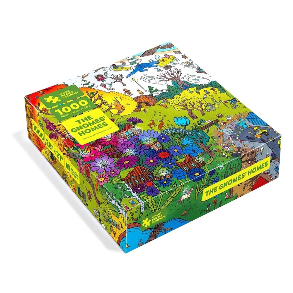 “The Gnomes' Homes” 1000 Piece Magic Puzzle